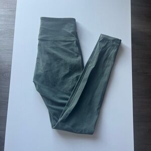 Athleta Salutation High Rise Powervita Legging - Green - Size XS - Full Length